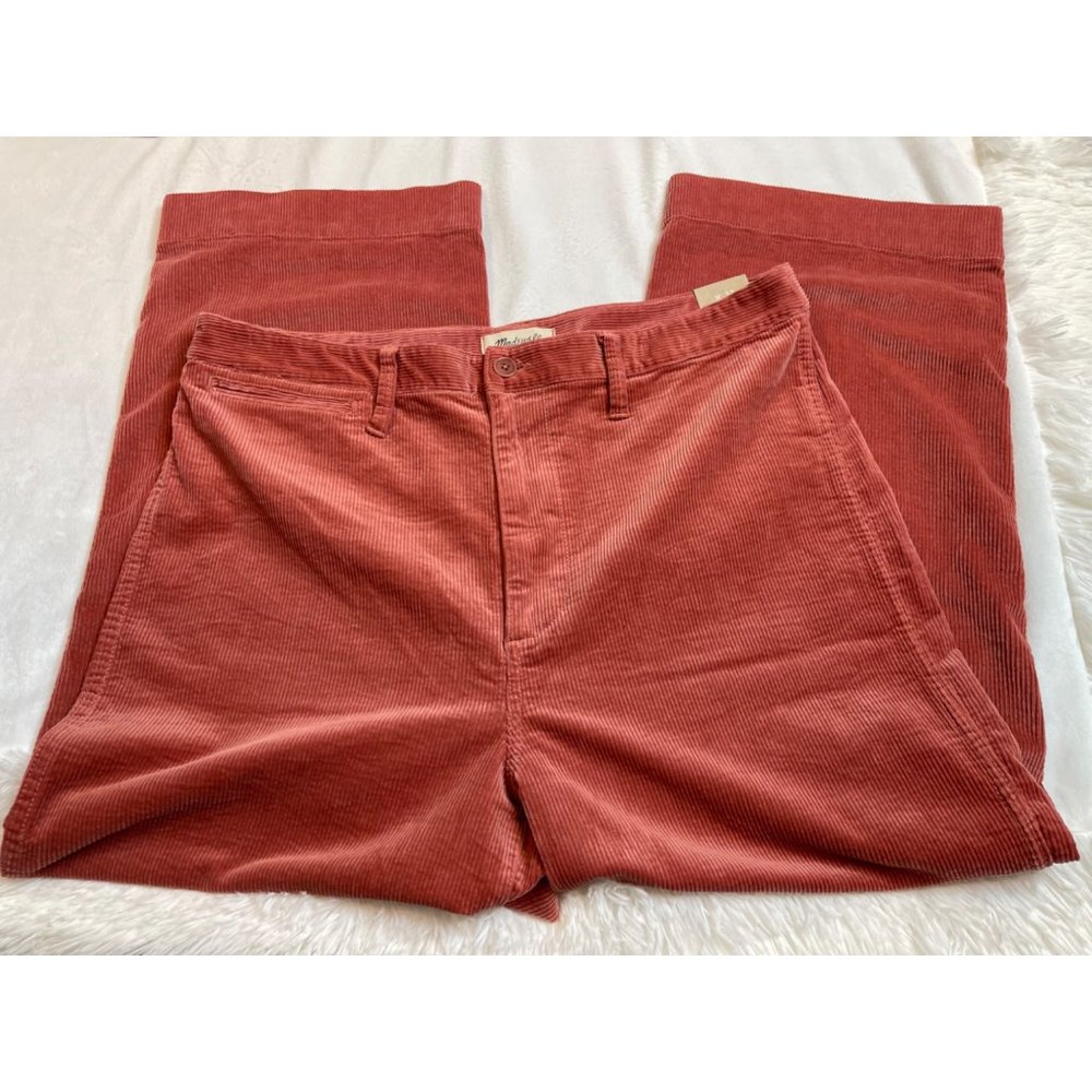 Madewell Slim Emmett Wide-Leg Crop Pants Size 32 - Picture 4 of 7